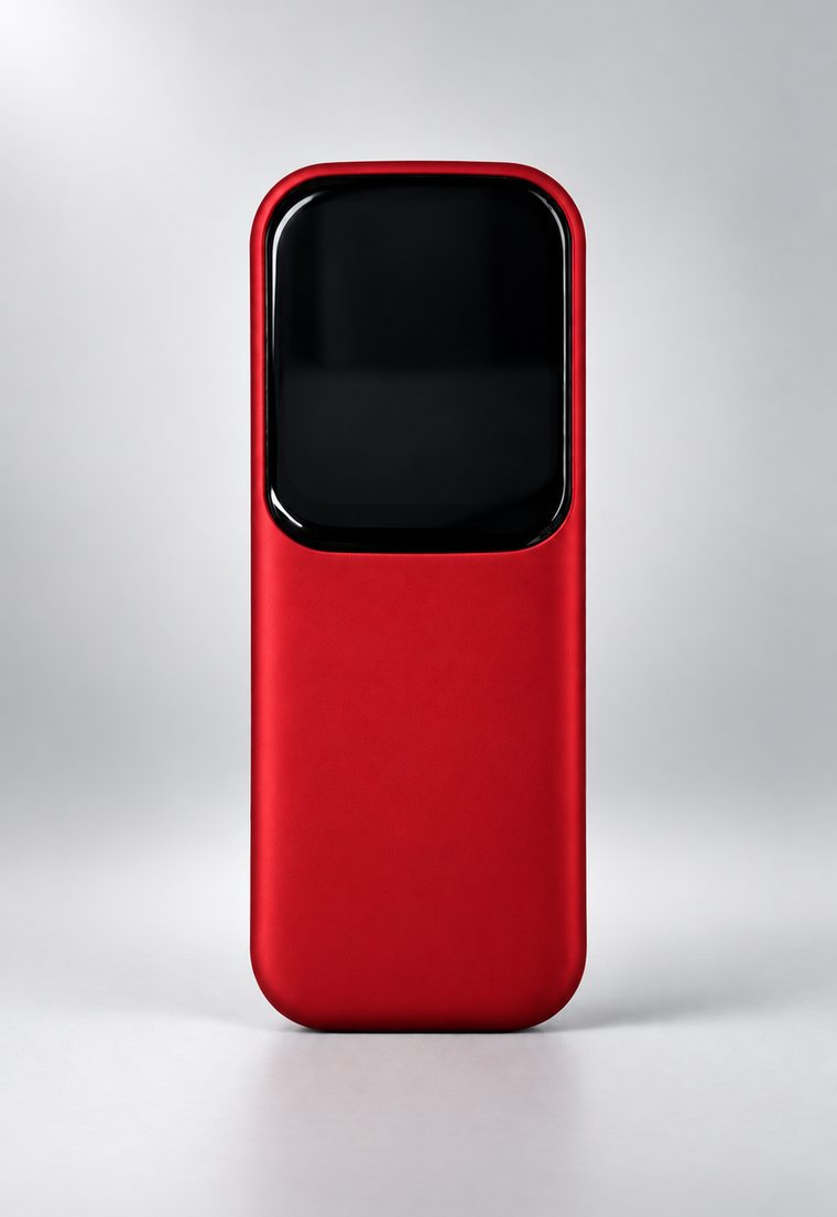 Key Fob in scarlet