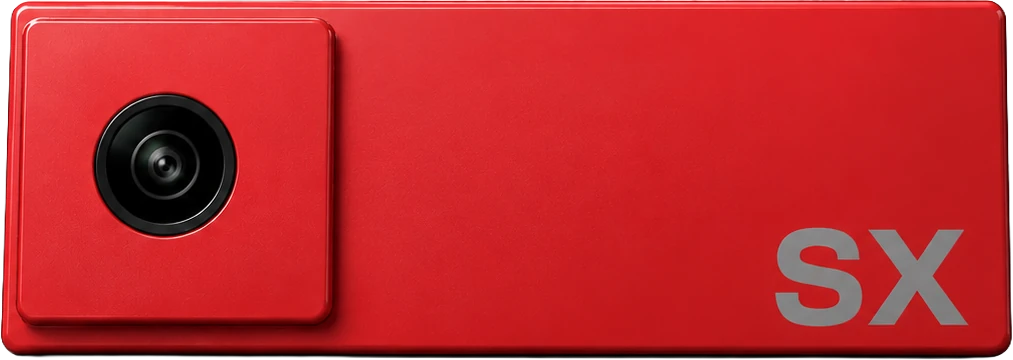 SentinelX SX Camera in scarlet